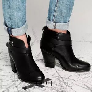 Black Rag & Bone Harrow Boots